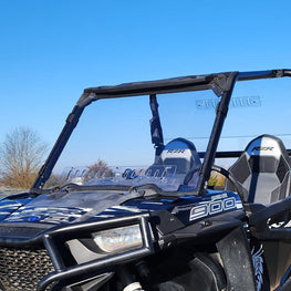 Polaris RZR 1000 - 1 Pc Windshield with Clamp and Vent Options - 3 Star UTV
