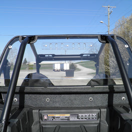 Polaris RZR 1000 XP- XP Turbo-1 Pc Lexan Back Panel w- Vent Options - 3 Star UTV