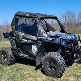 Polaris RZR 900 - Full Cab Enclosure for Hard Windshield - 3 Star UTV
