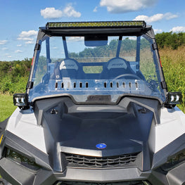 Polaris RZR XP 1000/XP Turbo - 1 Pc Windshield with Clamp and Vent Options - 3 Star UTV