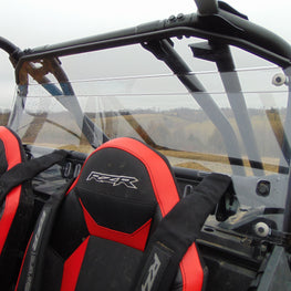Polaris RZR XP 4 1000-XP 4 Turbo-1 Pc Lexan Back Panel w-Clamp and Vent Options - 3 Star UTV