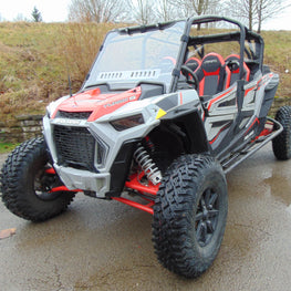 Polaris RZR XP 4 1000-XP 4 Turbo-1 Pc Scratch Resistant Windshield w-Vent and Clamp Options - 3 Star UTV