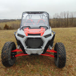 Polaris RZR XP 4 Turbo S 1-pc Windshield with Clamp & Vent Options - 3 Star UTV