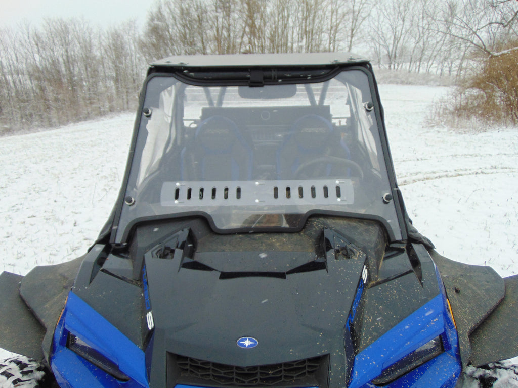 Polaris RZR XP Turbo S - 1 Pc Windshield with Clamp and Vent Options - 3 Star UTV