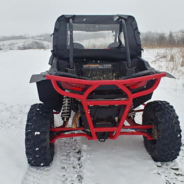 RZR 1000 Soft Back Panel with Optional Zip Windows - 3 Star UTV