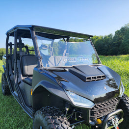 Segway UT10 Crew 1 - Piece Front Windshield - 3 Star UTV
