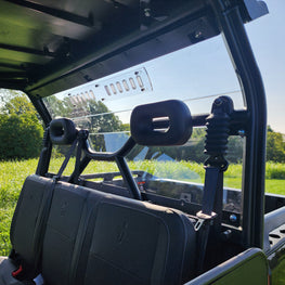 Segway UT10 Crew 1 - Piece Rear Windshield with Tint Options - 3 Star UTV