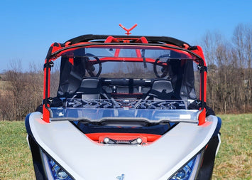 Segway Villain - 1 Pc General-Purpose Windshield with Clamp & Vent Options - 3 Star UTV