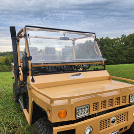 Tuatara - 2 Pc Scratch-Resistant Windshield w/Clamp and Vent Options - 3 Star UTV