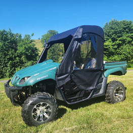 Yamaha Rhino - Full Cab Enclosure for Hard Windshield (Half Doors) - 3 Star UTV