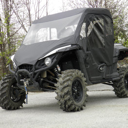 Yamaha Wolverine - Full Cab Enclosure with Vinyl Windshield (Half Doors) - 3 Star UTV