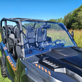 Yamaha Wolverine RMAX 4 - 1000 - 1 pc Scratch Resistant Windshield - 3 Star UTV