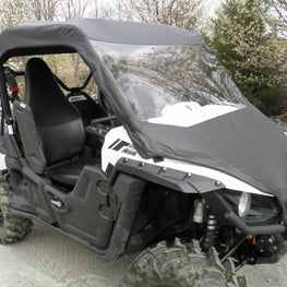 Yamaha Wolverine Vinyl Windshield-Top Combo - 3 Star UTV