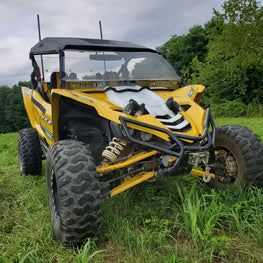 Yamaha YXZ - 1 pc Windshield w/Hard Coat, Clamp and Vent Options - 3 Star UTV