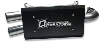 AA Stainless Slip-On Exhaust for 2016-21 RZR XP Turbo **1-2 Week Lead Time**